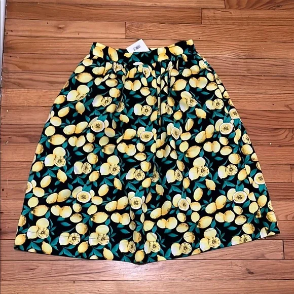 NWT Compania Fantastica Lemontree A-Line Skirt - Picture 4 of 9